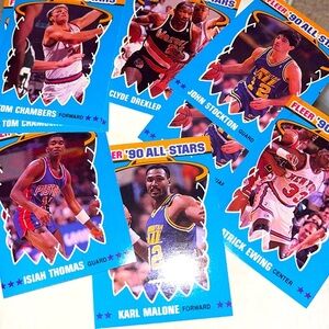 NBA 1990 Fleer ‘90 Vintage All Stars pack basketball sports cards